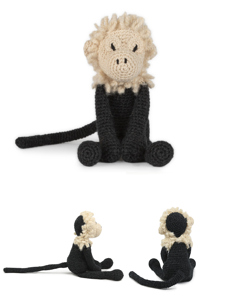 toft ed's animal Theodor the capuchin monkey amigurumi crochet
